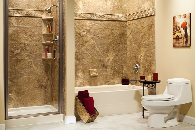 Adding Surrounds for Added Texture to Your Tub or Shower